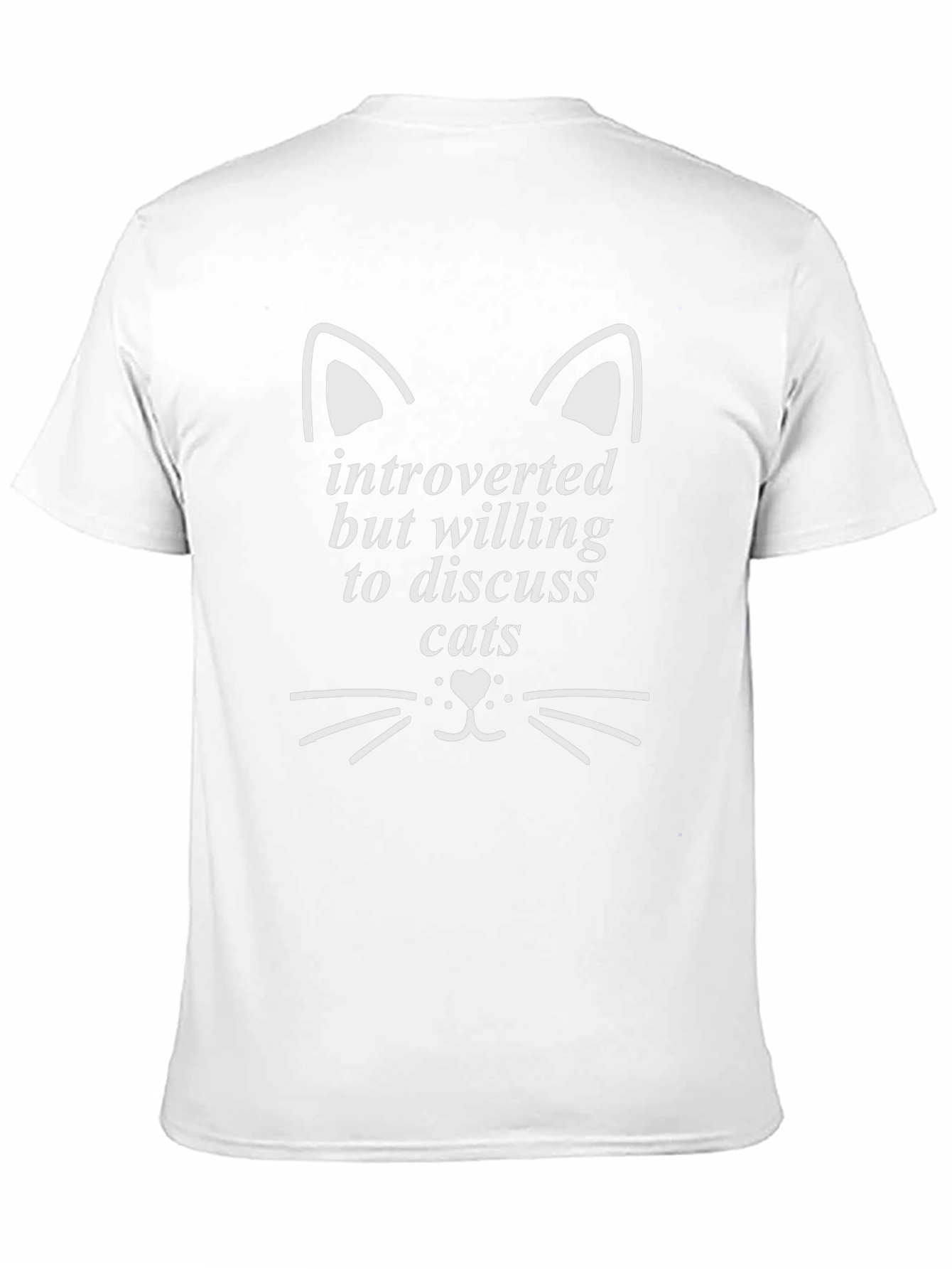 Introverted Cat Lover T-Shirt
