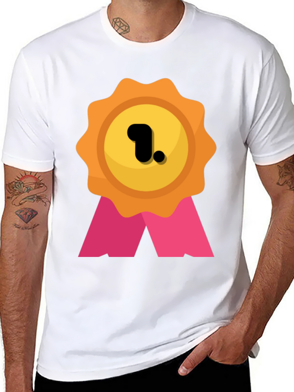 Winner Graphic Tee - First Place Ribbon Design