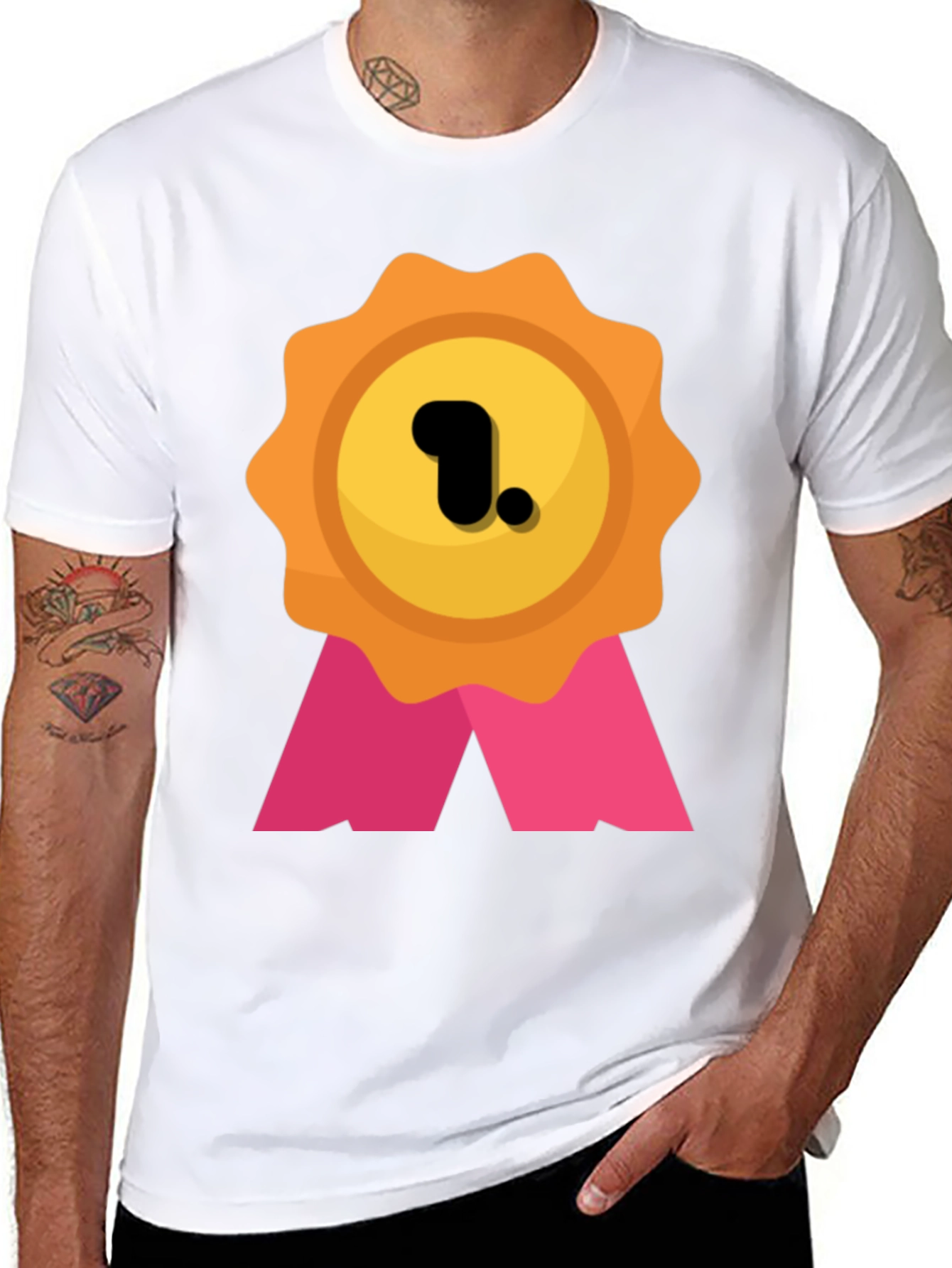 Winner Graphic Tee - First Place Ribbon Design