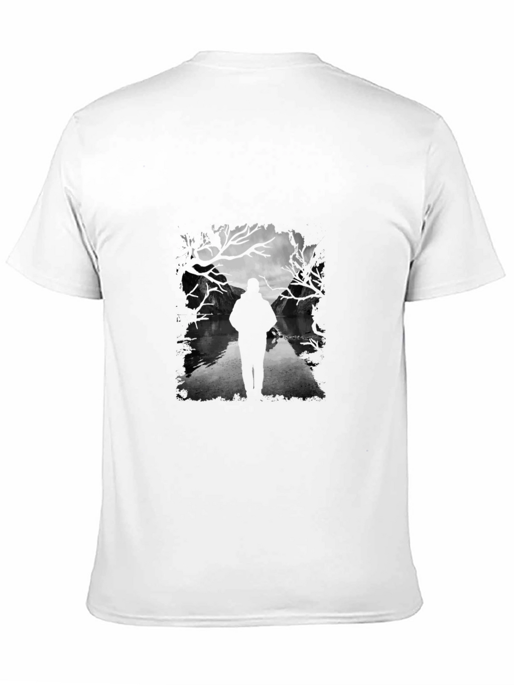 Silhouette River T-Shirt - Black