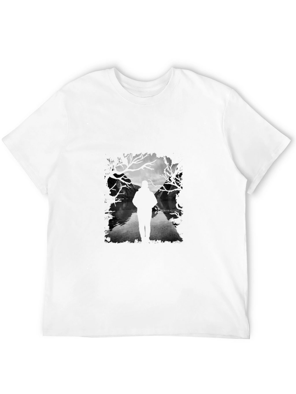 Silhouette River T-Shirt - Black
