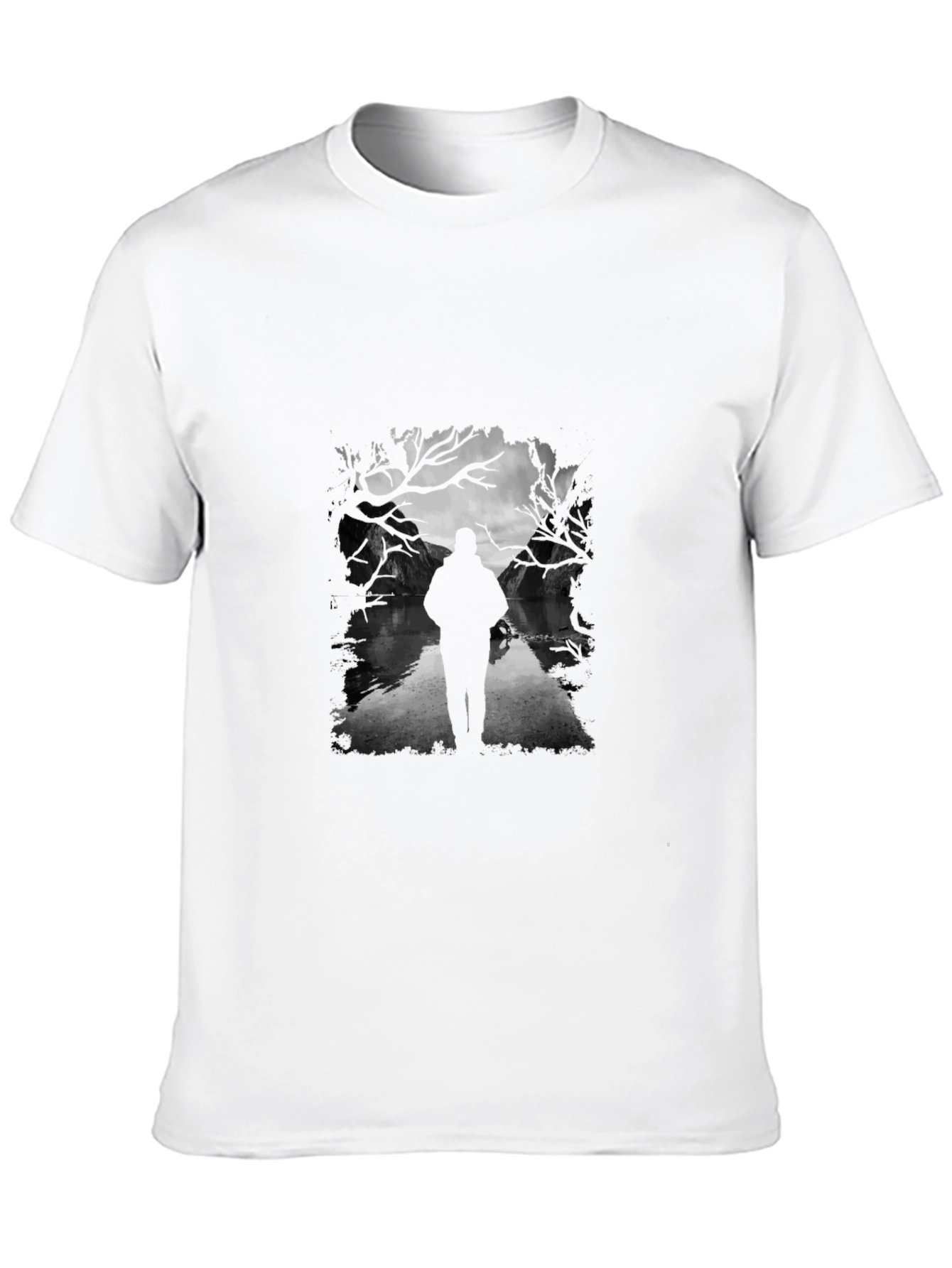 Silhouette River T-Shirt - Black