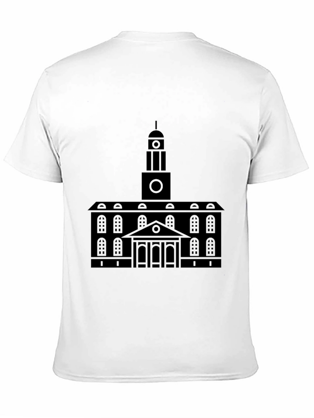 Black Building Graphic T-Shirt
