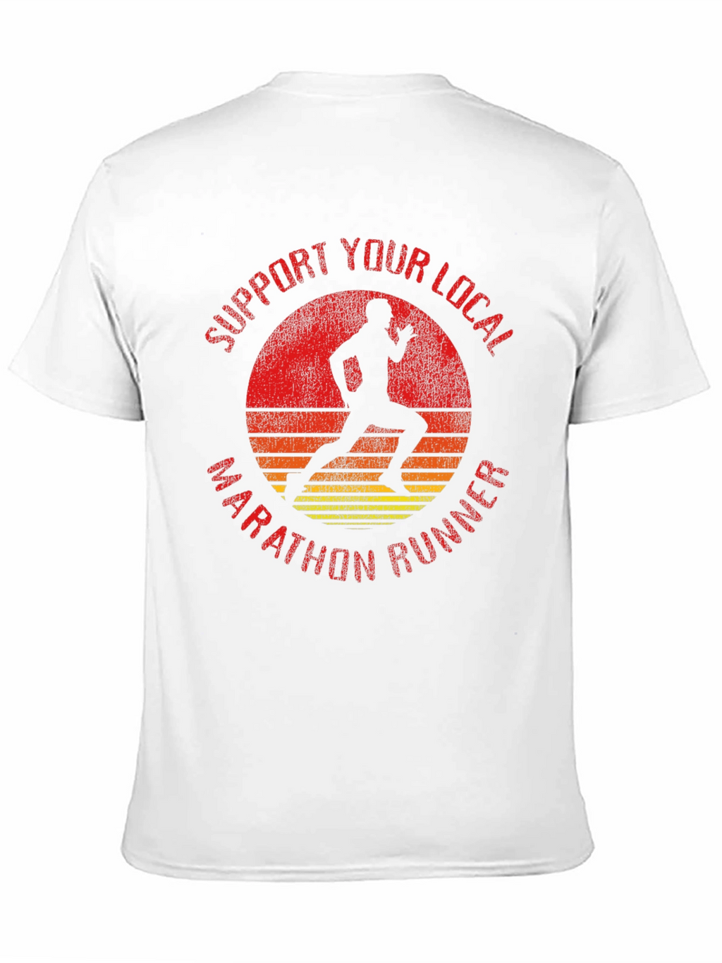 Support Local Marathon Runner Graphic Tee