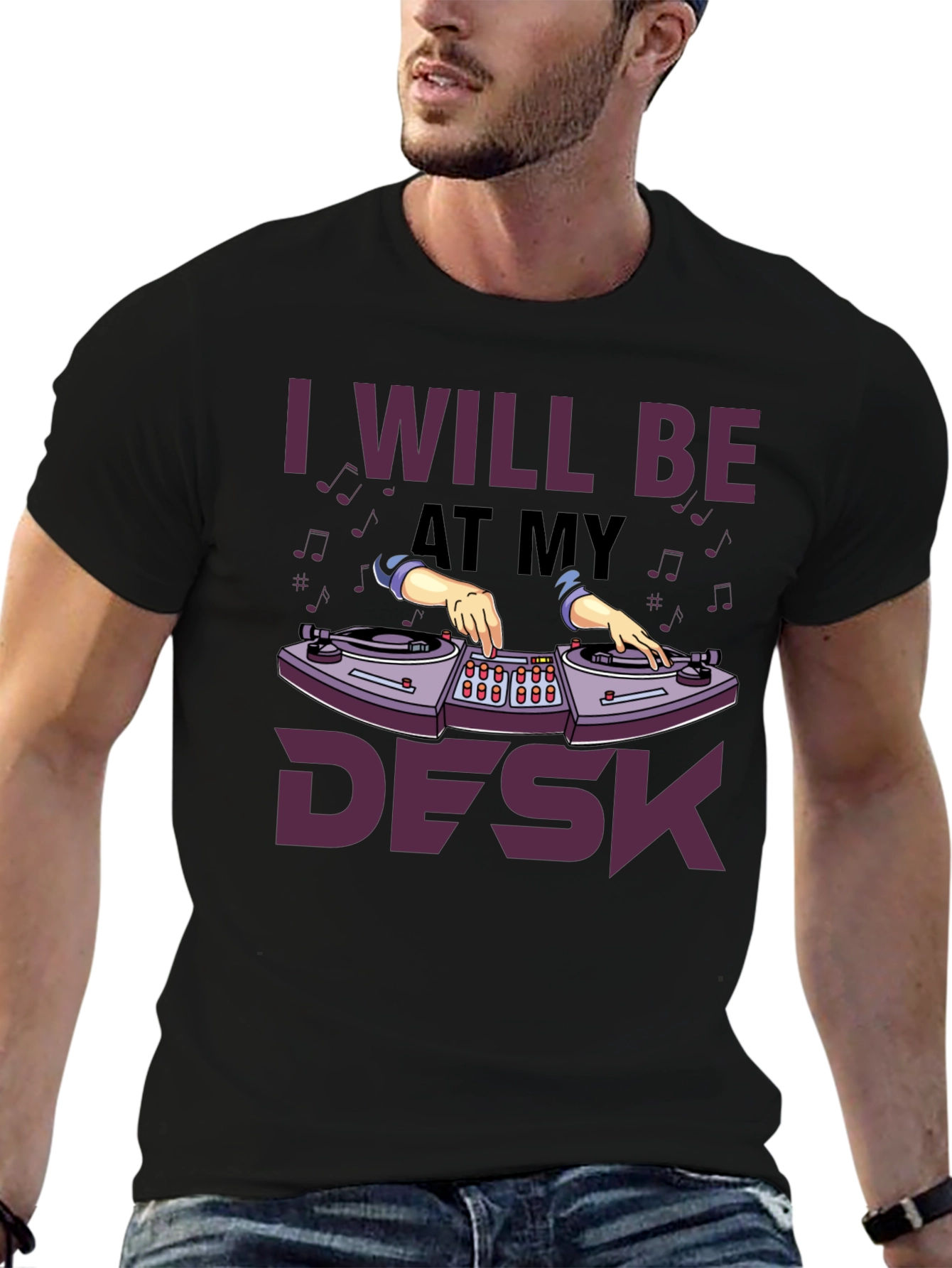 DJ At My Desk Graphic T-Shirt