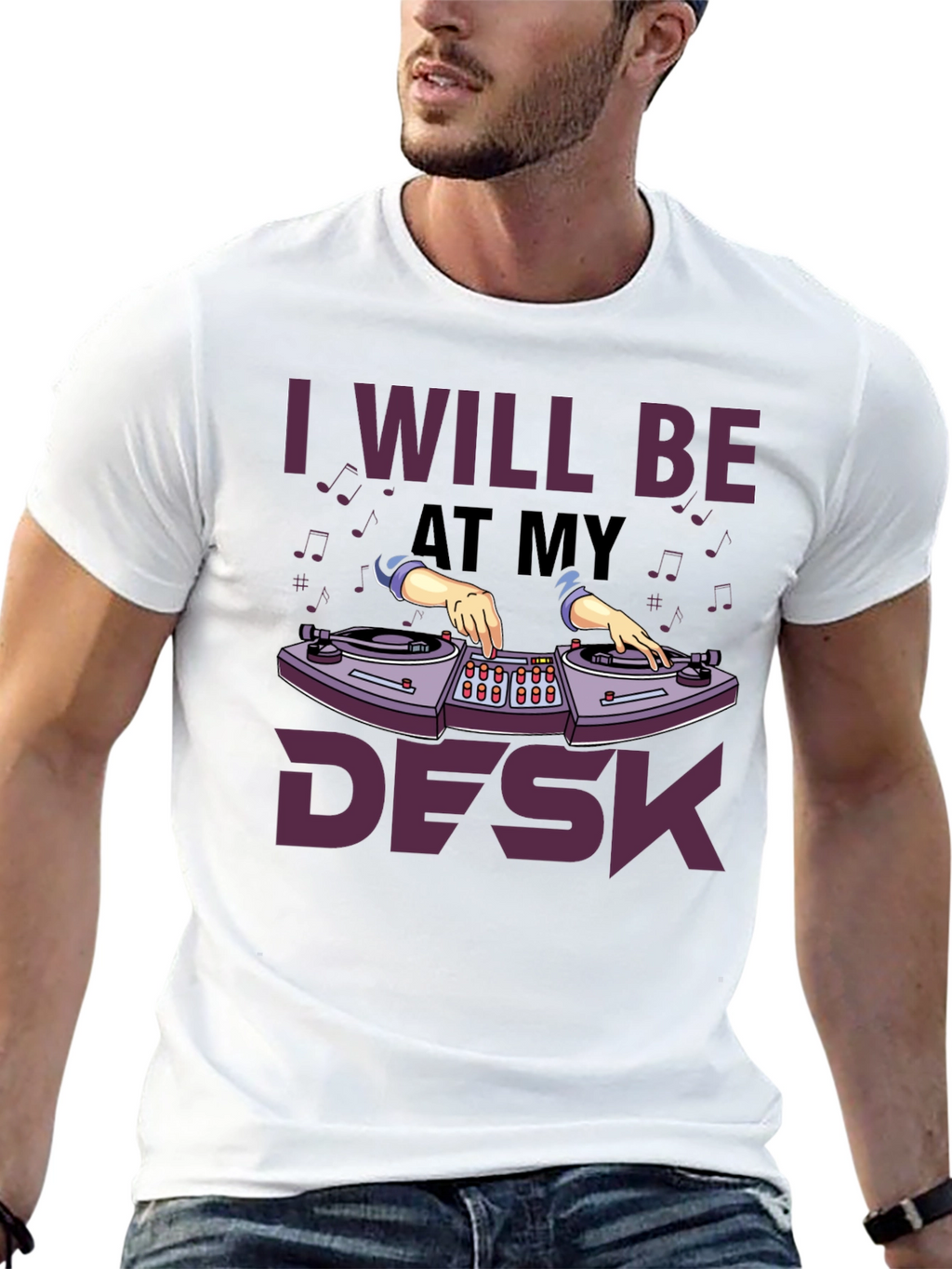 DJ At My Desk Graphic T-Shirt