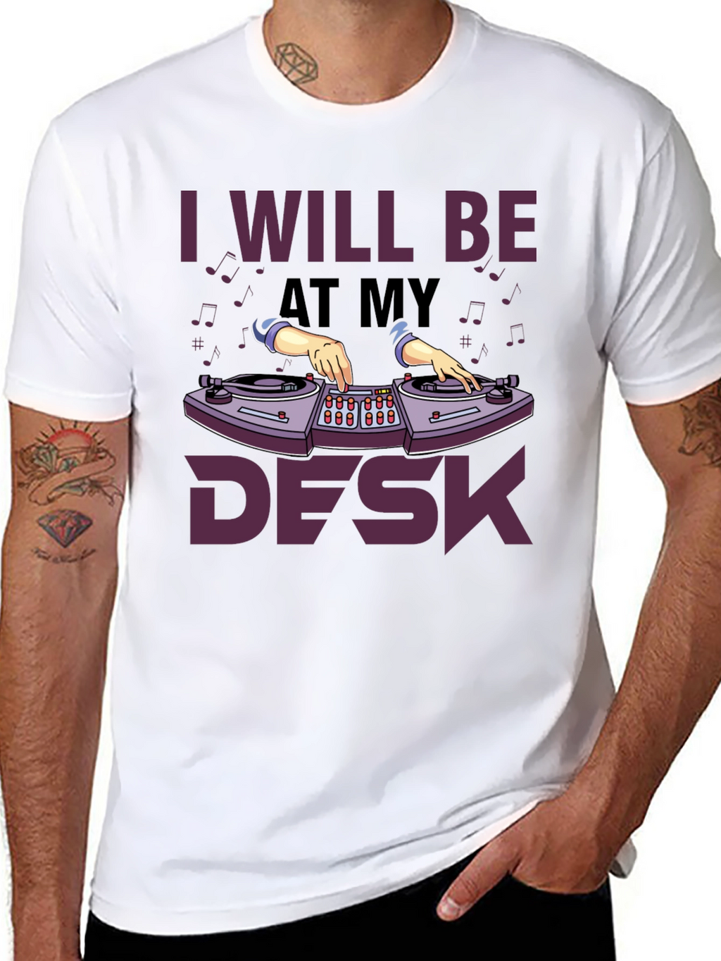 DJ At My Desk Graphic T-Shirt