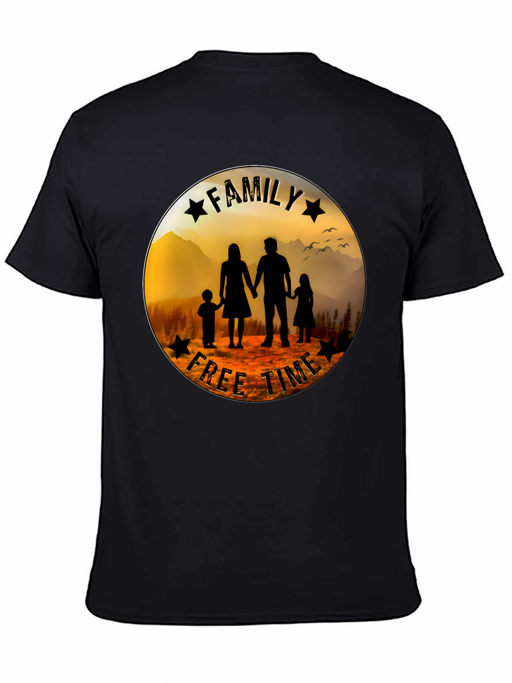 Family Free Time Graphic Tee