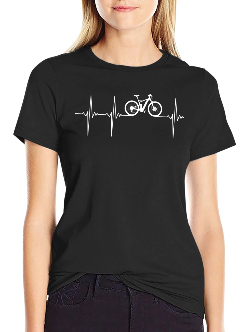 Bike Heartbeat T-Shirt - Ride On!