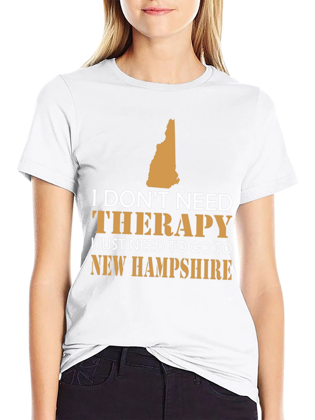 New Hampshire Therapy T-Shirt: State Pride Tee