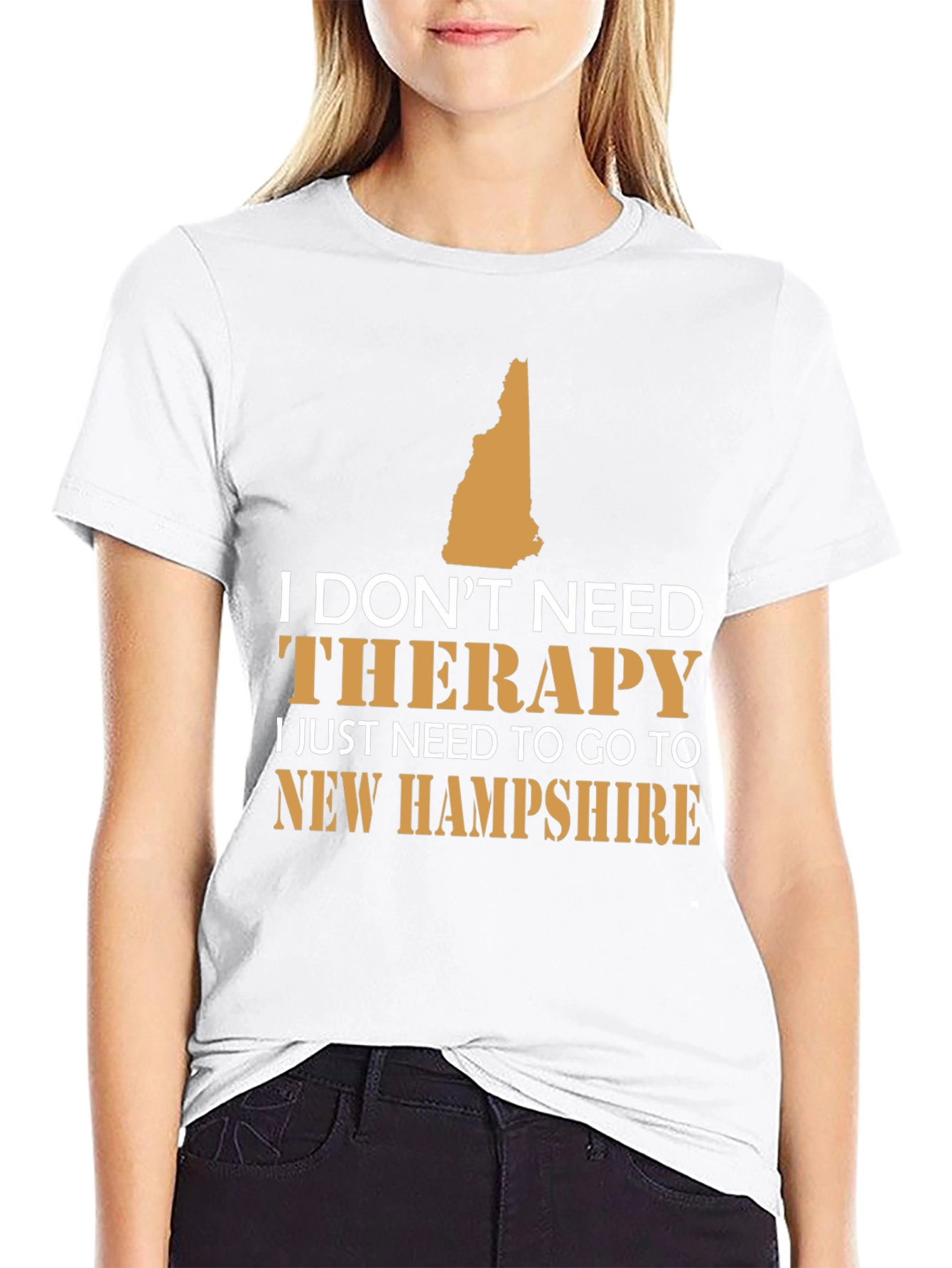 New Hampshire Therapy T-Shirt: State Pride Tee