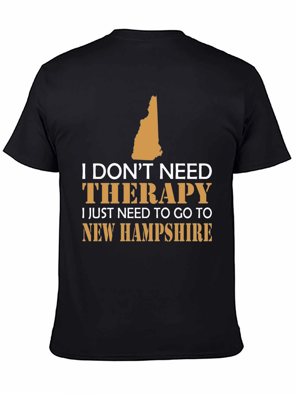 New Hampshire Therapy T-Shirt: State Pride Tee