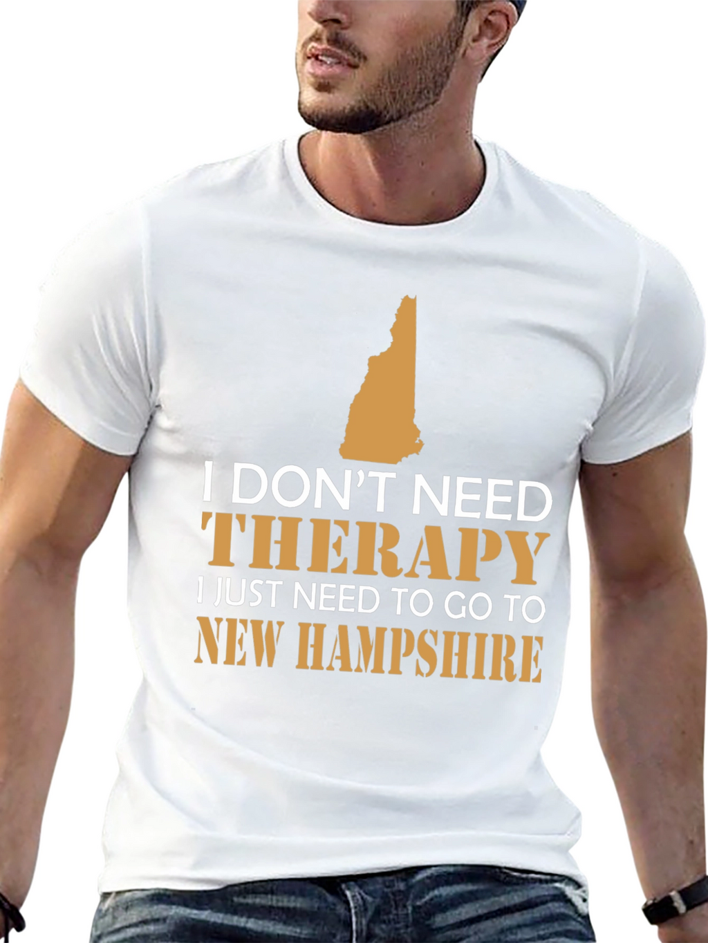 New Hampshire Therapy T-Shirt: State Pride Tee