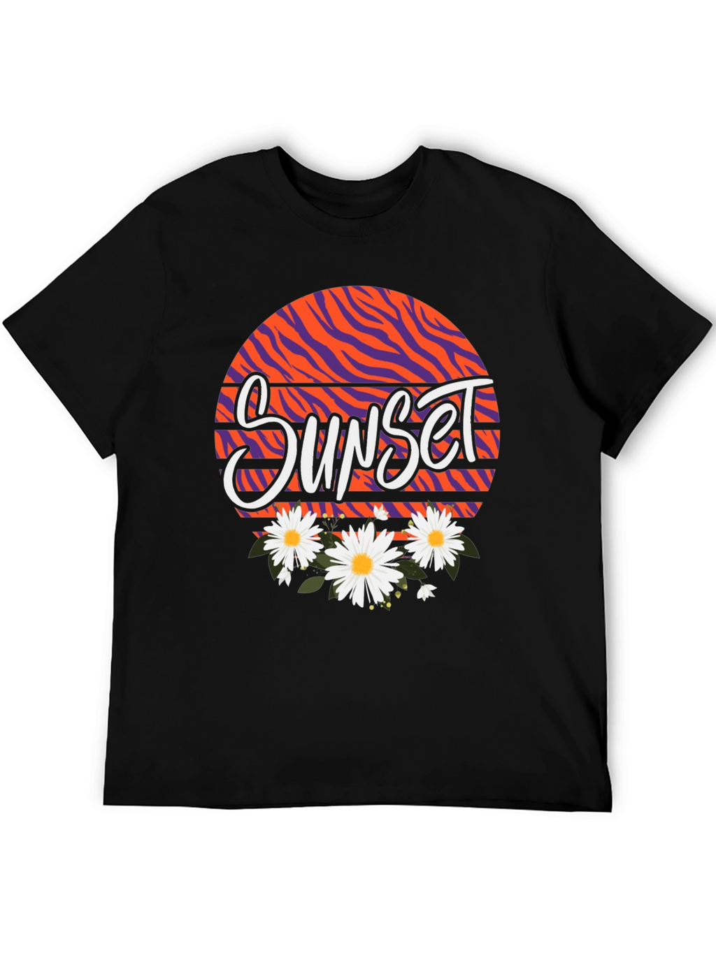 Sunset Floral Graphic Tee - Unisex
