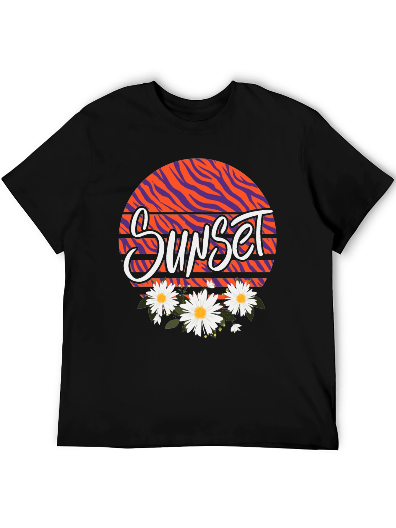 Sunset Floral Graphic Tee - Unisex