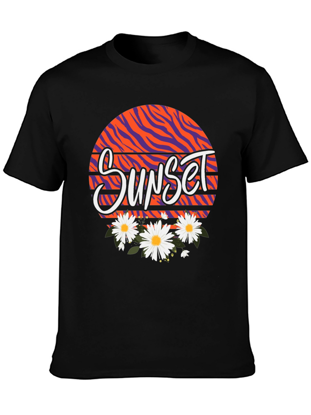 Sunset Floral Graphic Tee - Unisex