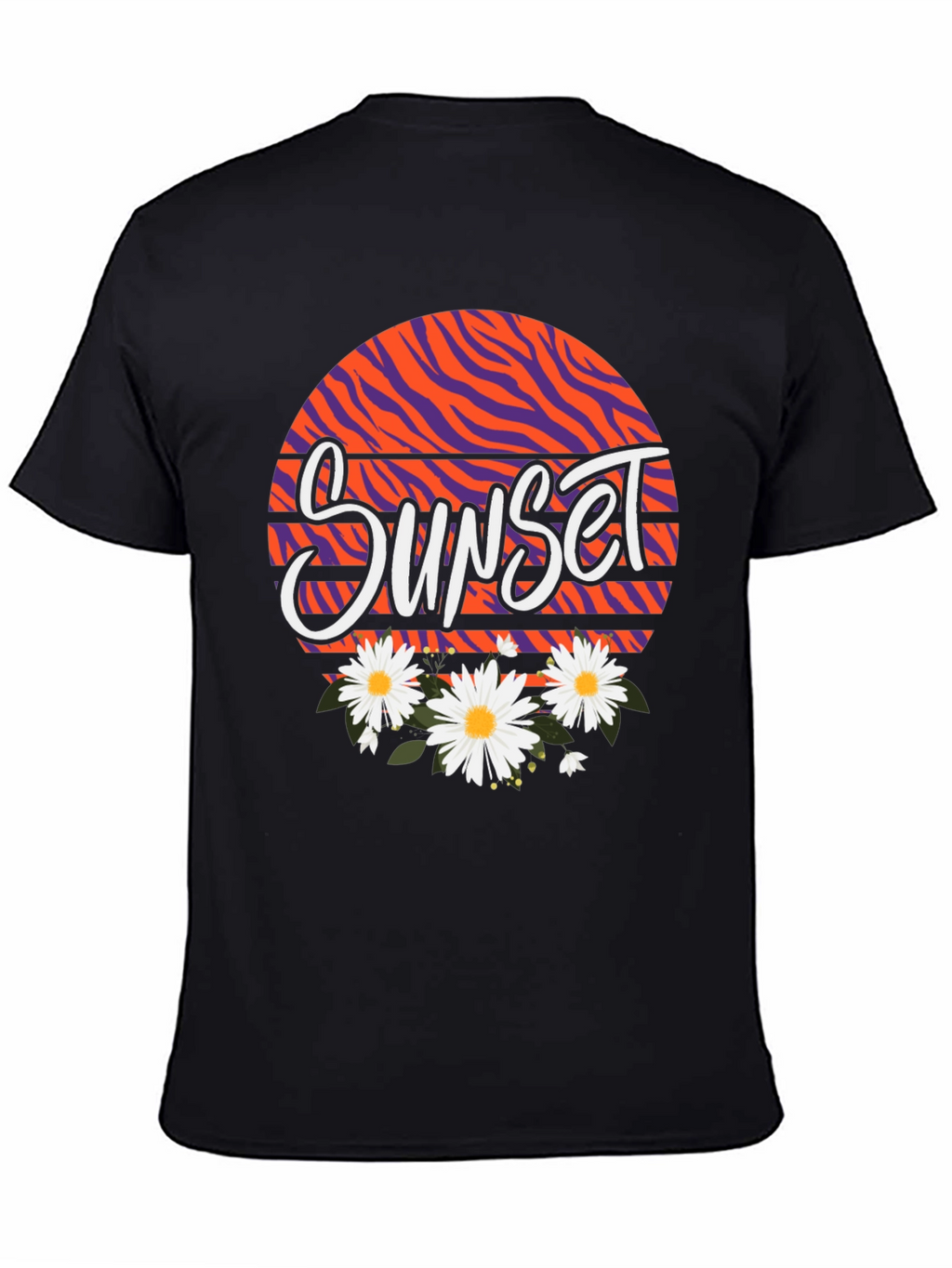 Sunset Floral Graphic Tee - Unisex
