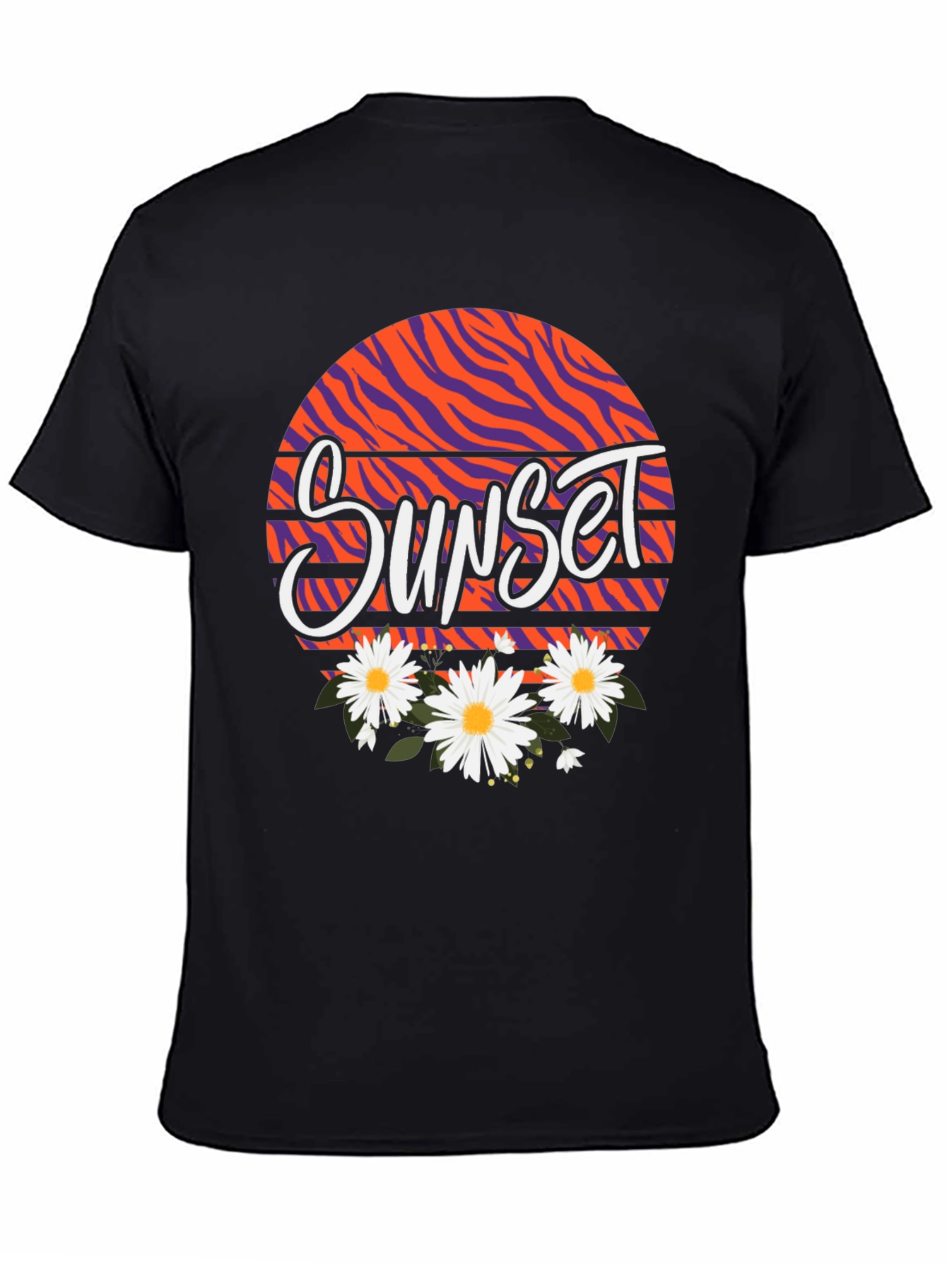 Sunset Floral Graphic Tee - Unisex