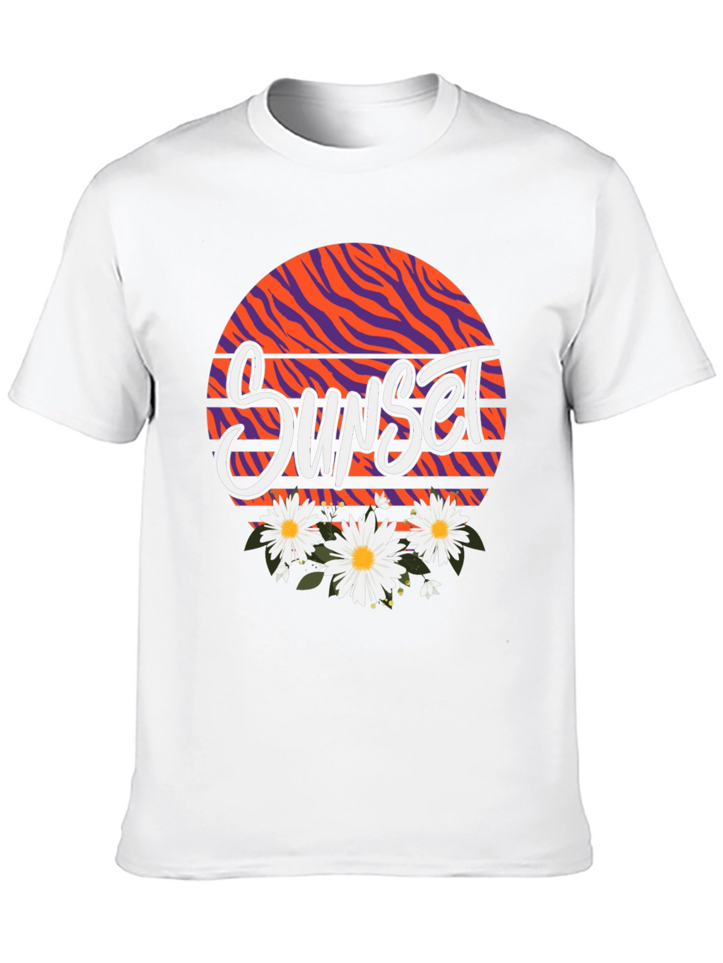 Sunset Floral Graphic Tee - Unisex
