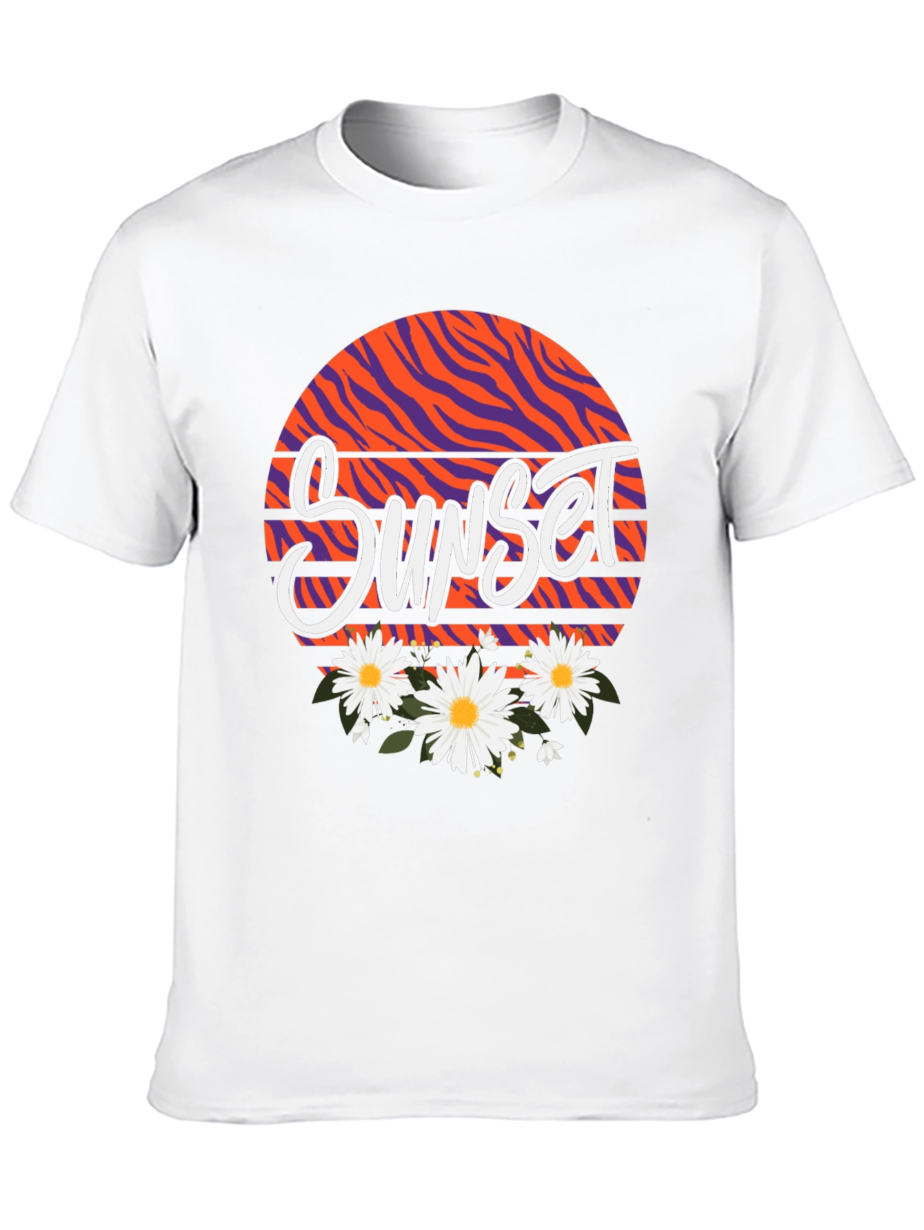 Sunset Floral Graphic Tee - Unisex