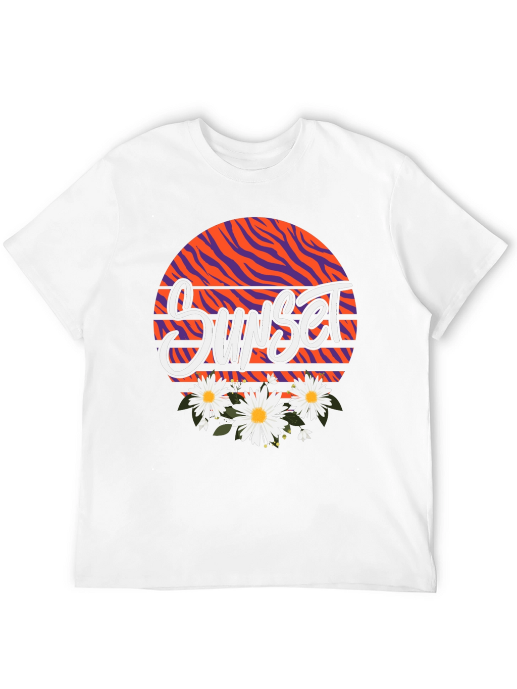 Sunset Floral Graphic Tee - Unisex