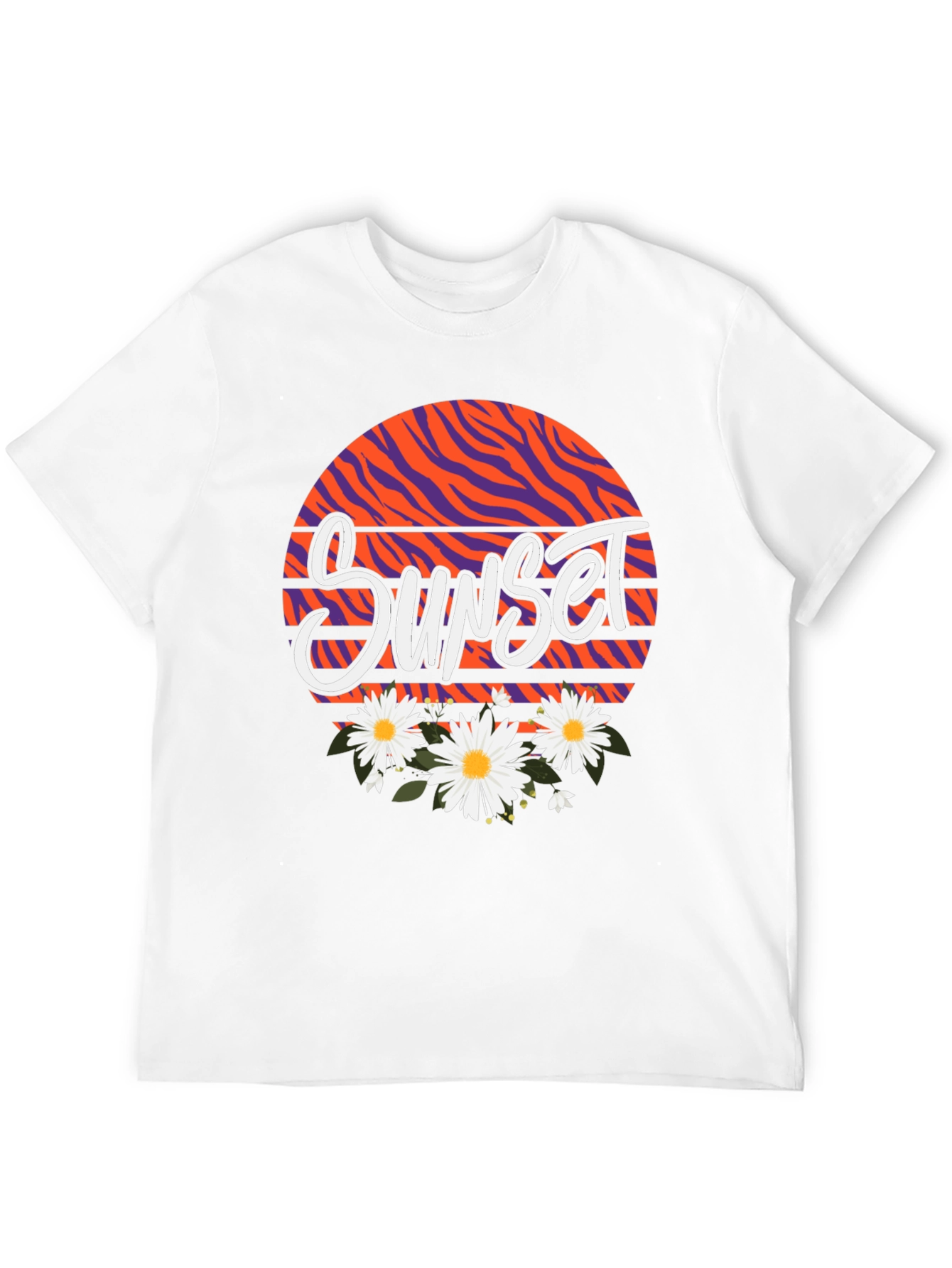 Sunset Floral Graphic Tee - Unisex