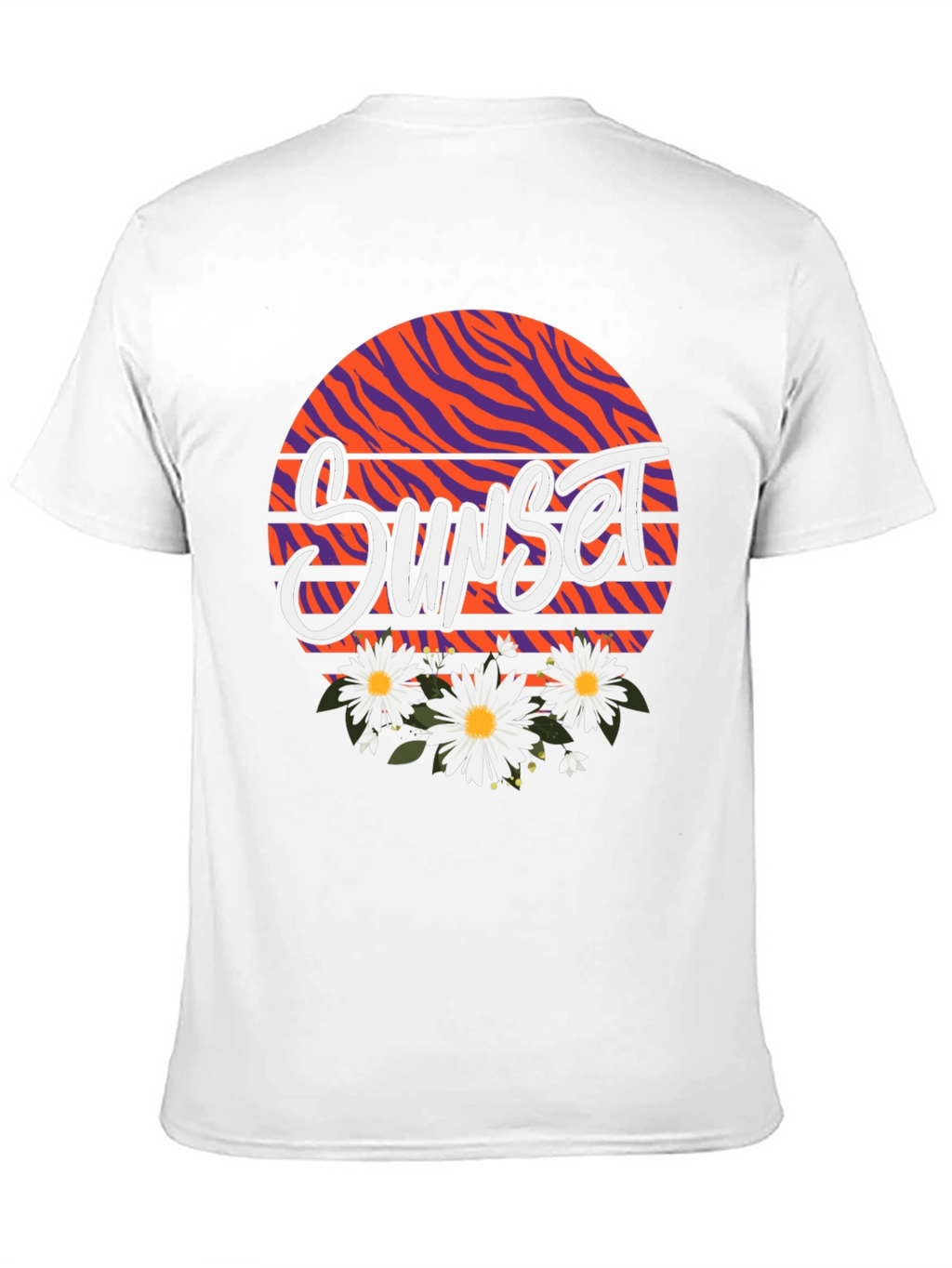 Sunset Floral Graphic Tee - Unisex