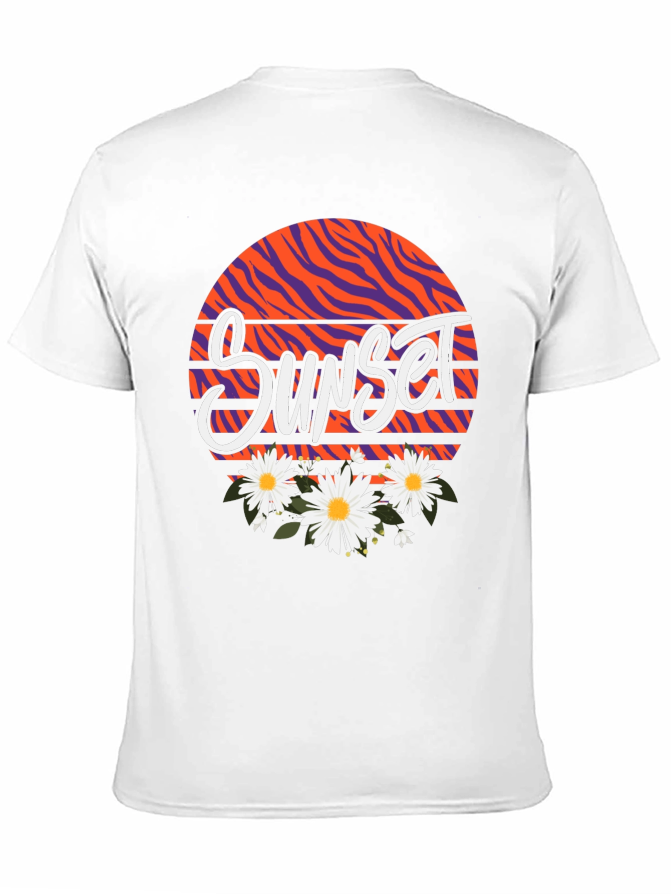 Sunset Floral Graphic Tee - Unisex
