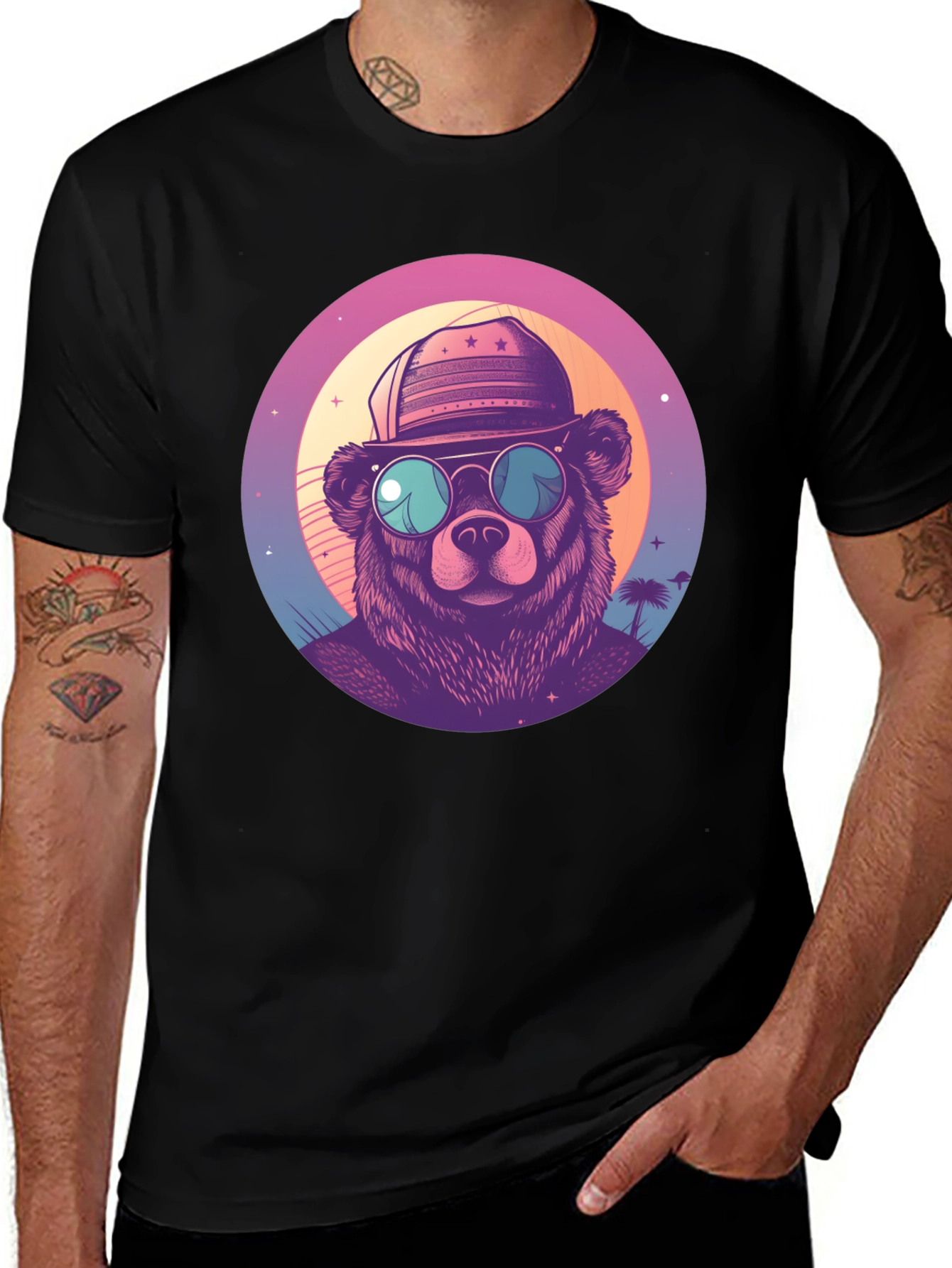 Retro Bear Graphic Tee