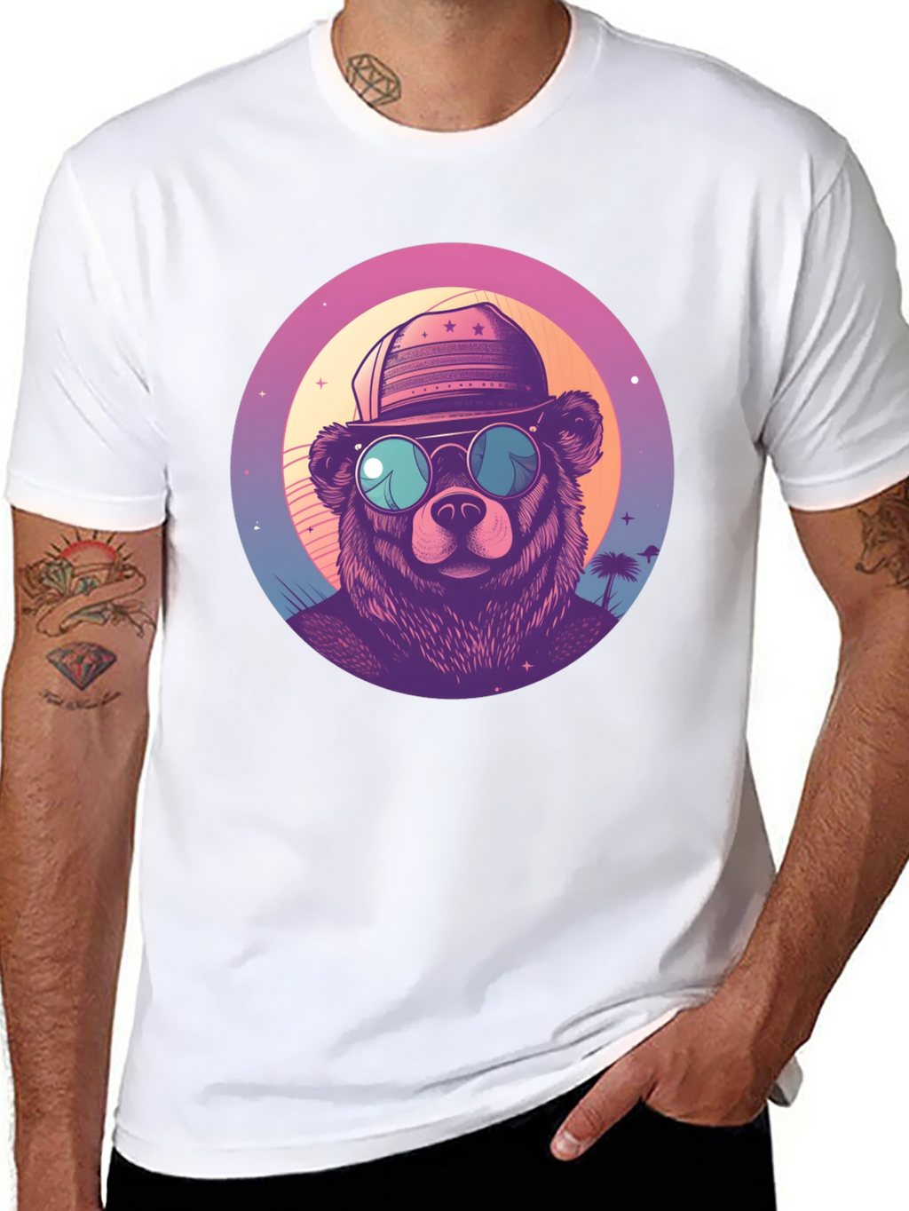 Retro Bear Graphic Tee