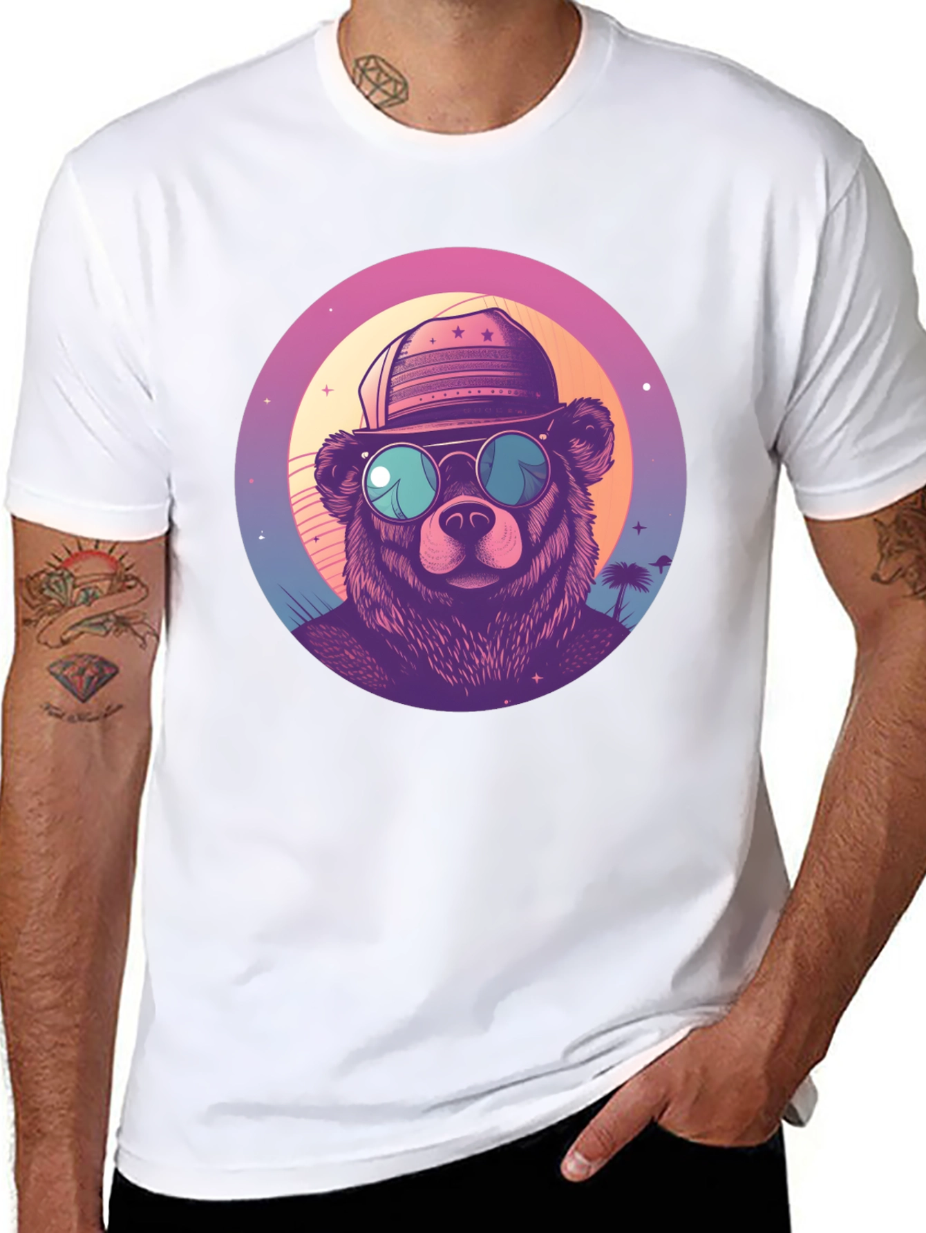 Retro Bear Graphic Tee