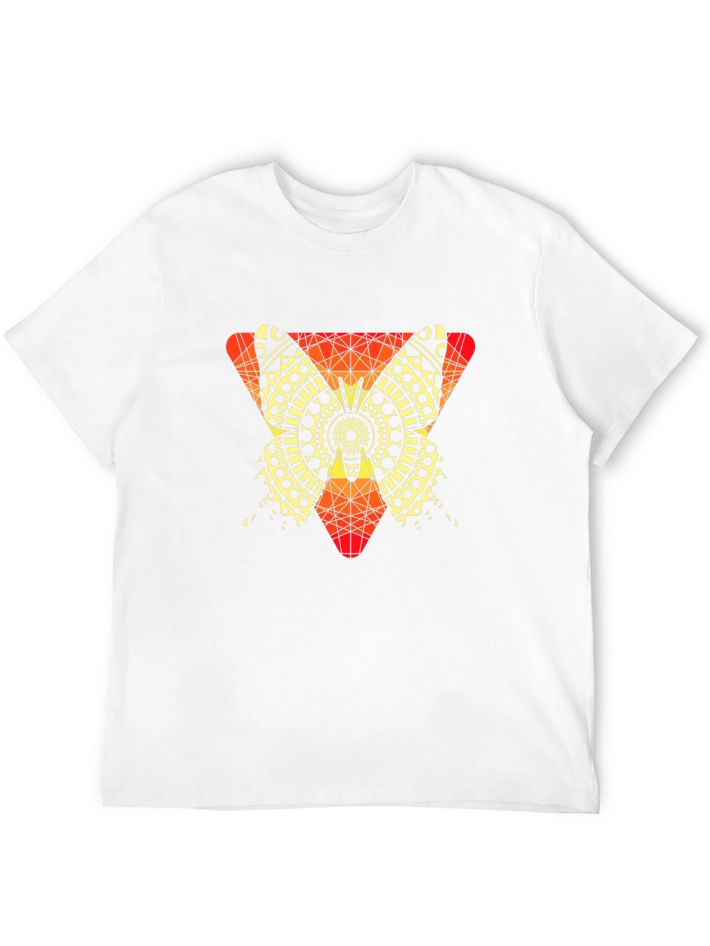 Geometric Butterfly Graphic Tee - Unique Mens T-Shirt