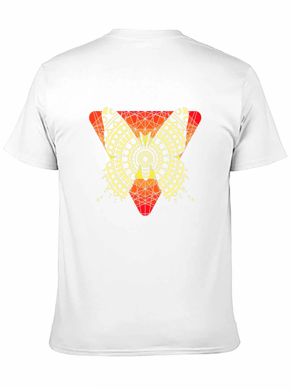 Geometric Butterfly Graphic Tee - Unique Mens T-Shirt