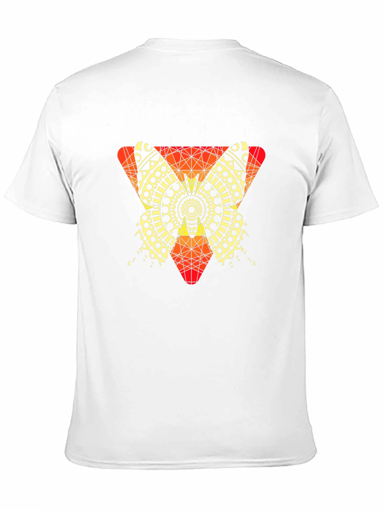 Geometric Butterfly Graphic Tee - Unique Mens T-Shirt