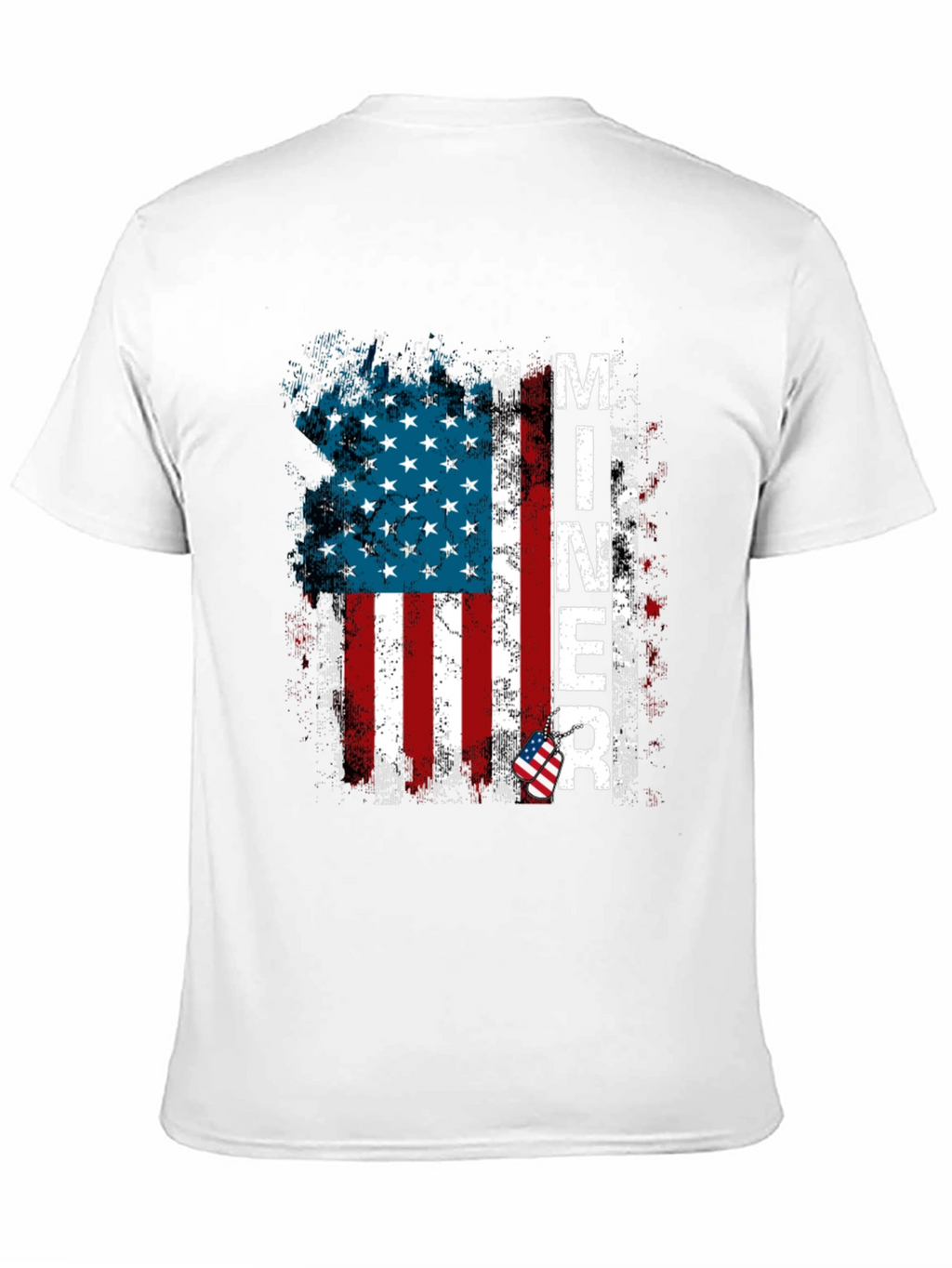 Miner American Flag T-Shirt