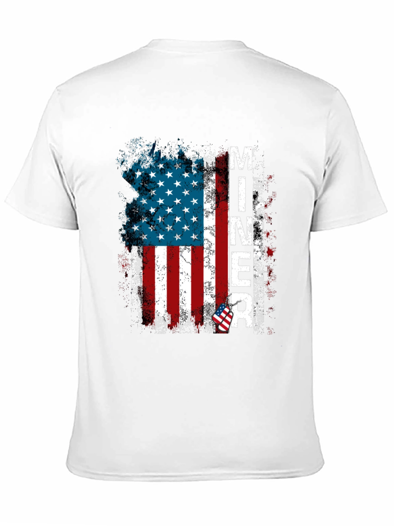 Miner American Flag T-Shirt