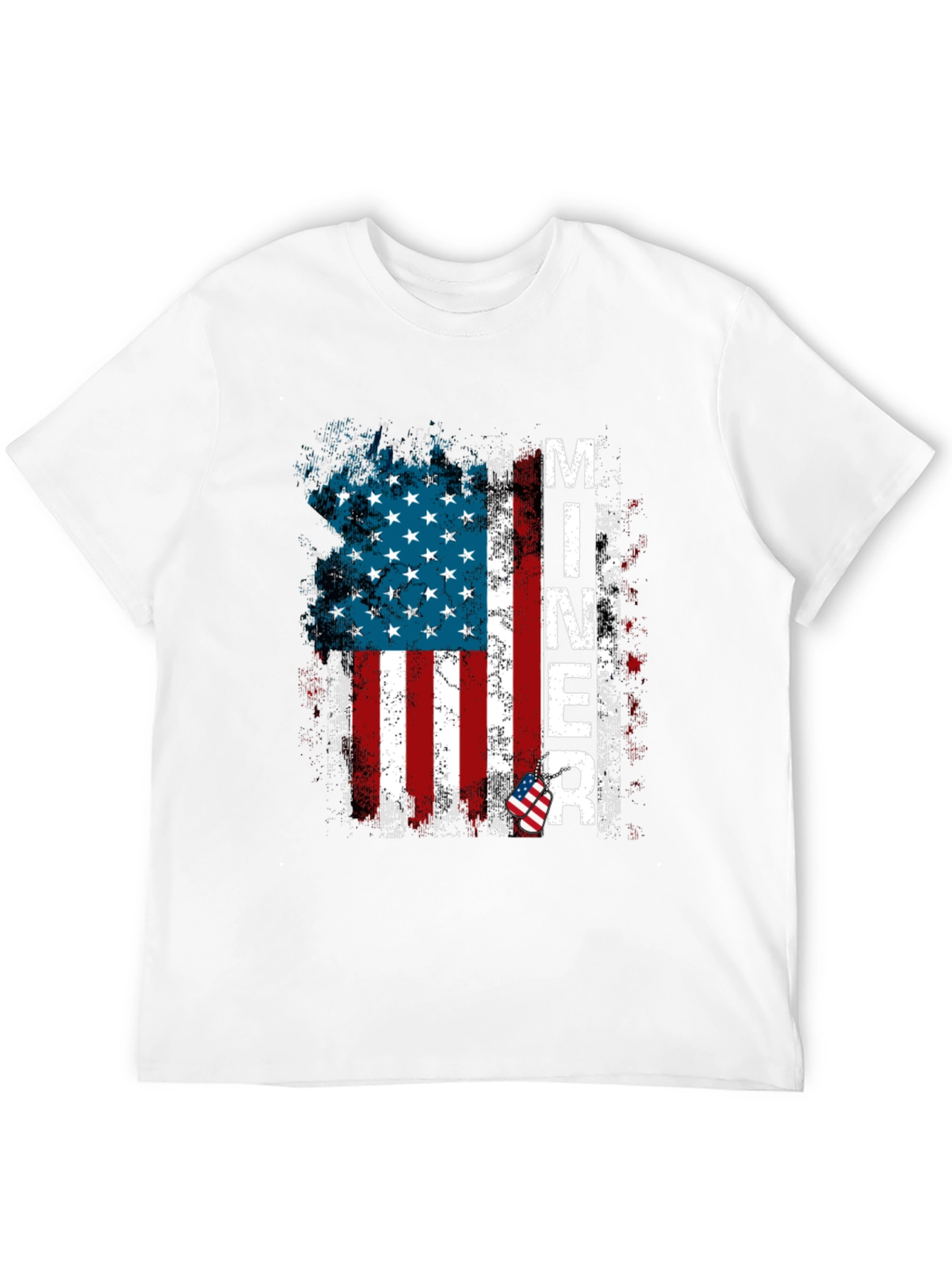 Miner American Flag T-Shirt