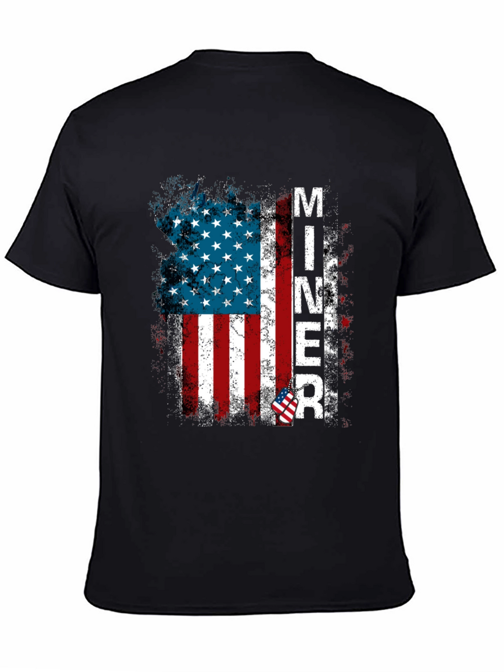 Miner American Flag T-Shirt