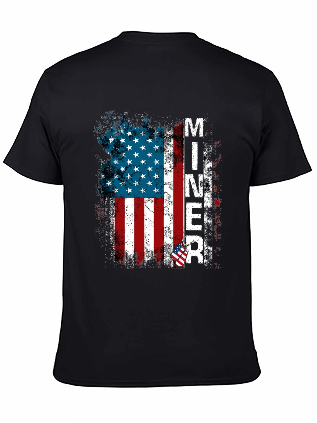 Miner American Flag T-Shirt