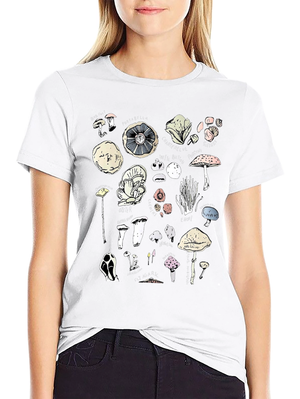 Mushroom Print T-Shirt