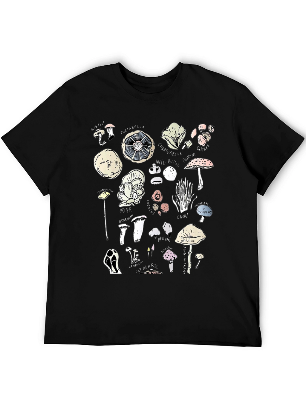 Mushroom Print T-Shirt