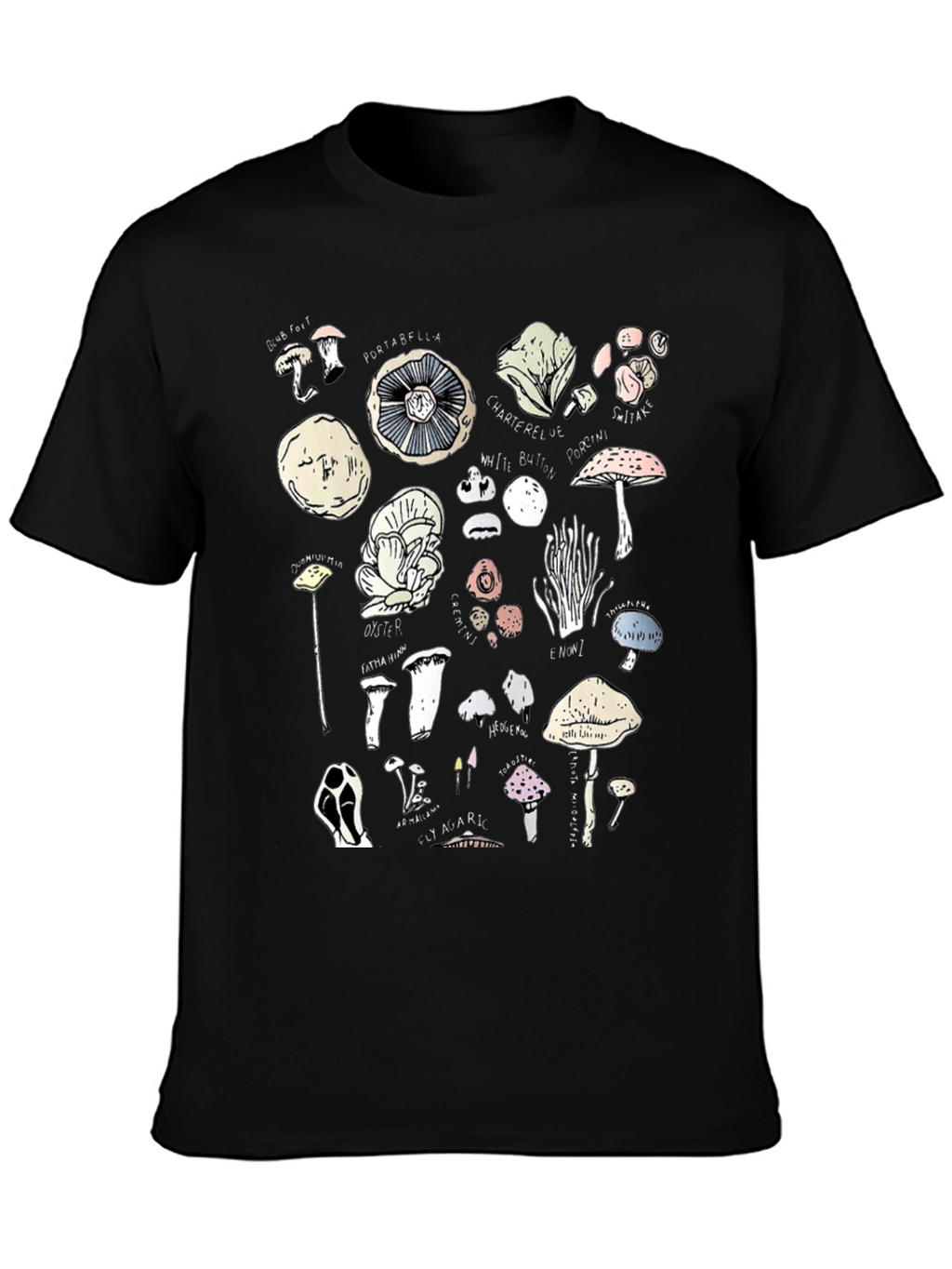 Mushroom Print T-Shirt