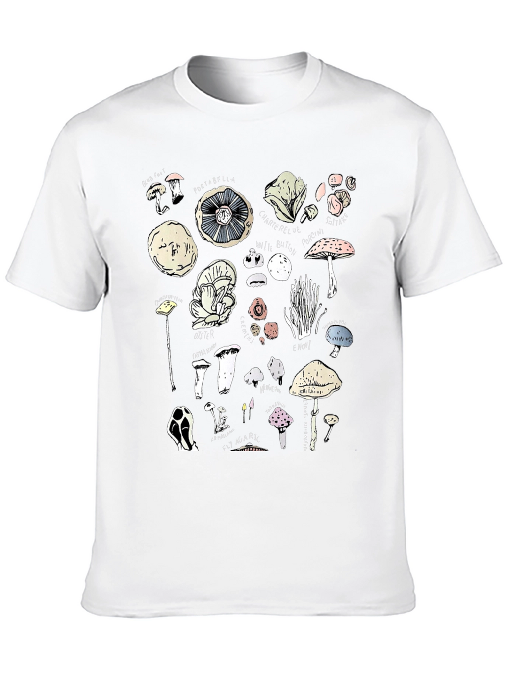 Mushroom Print T-Shirt