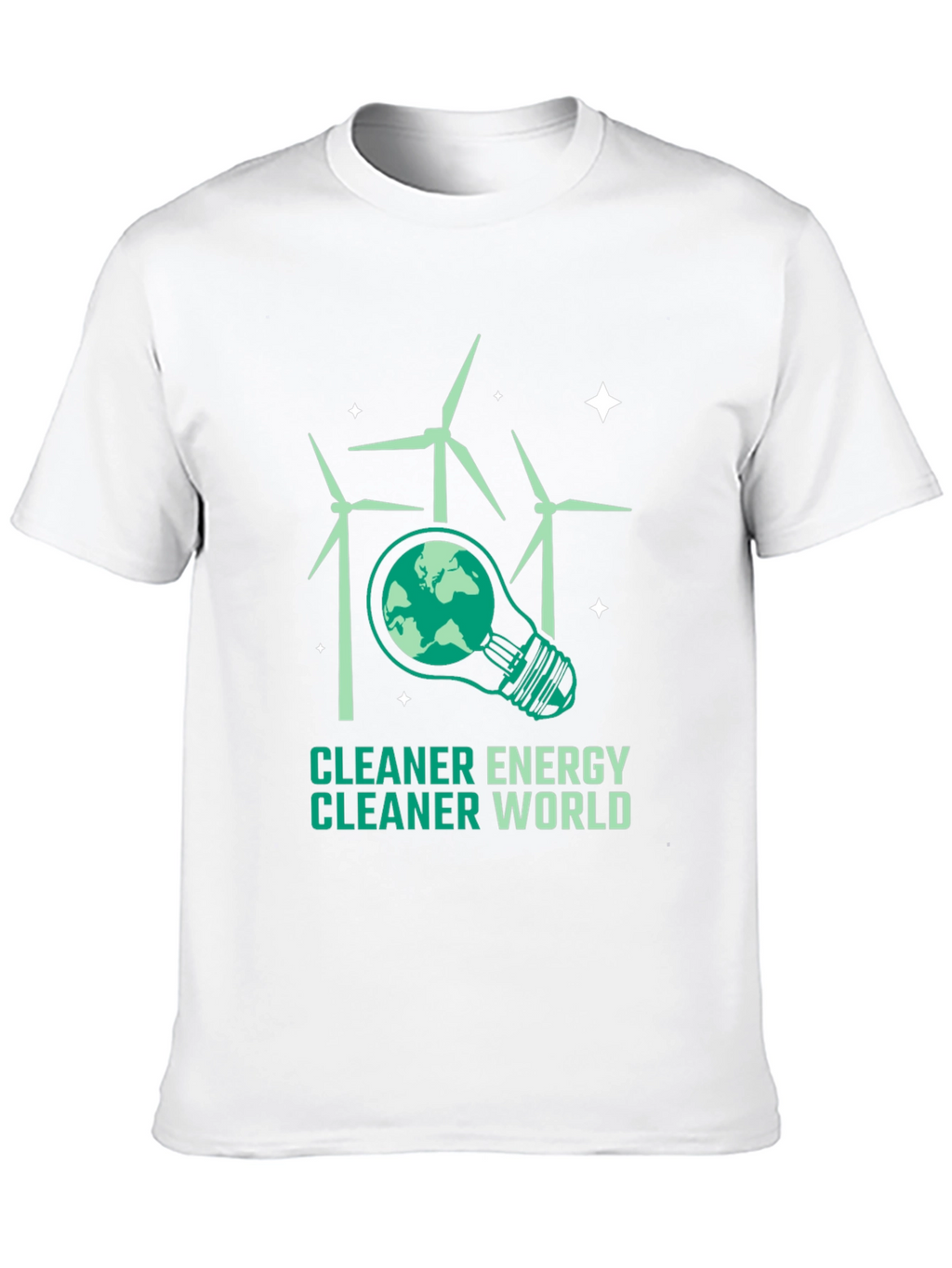 Eco-Friendly T-Shirt: Cleaner Energy Cleaner World