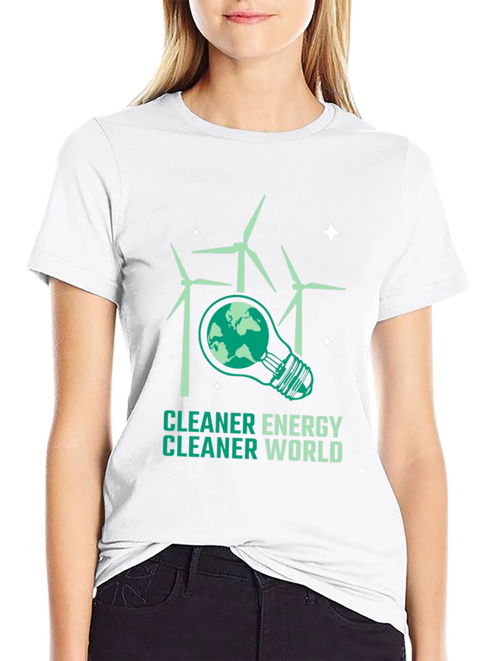 Eco-Friendly T-Shirt: Cleaner Energy Cleaner World