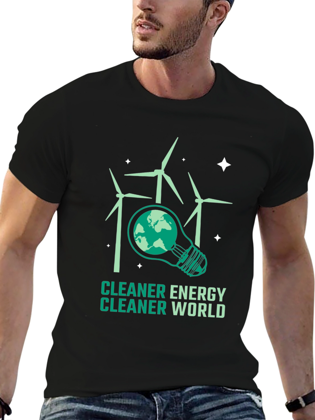 Eco-Friendly T-Shirt: Cleaner Energy Cleaner World