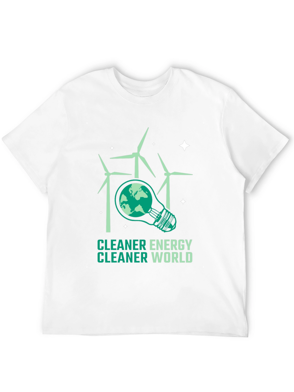 Eco-Friendly T-Shirt: Cleaner Energy Cleaner World