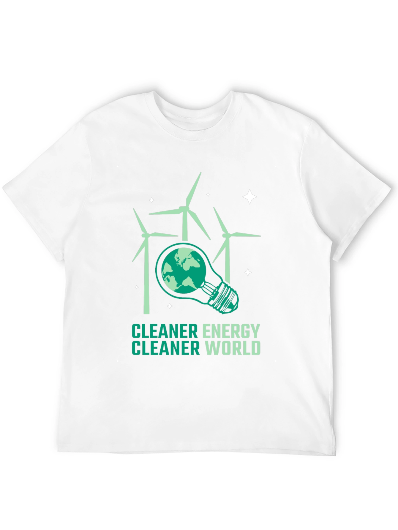 Eco-Friendly T-Shirt: Cleaner Energy Cleaner World