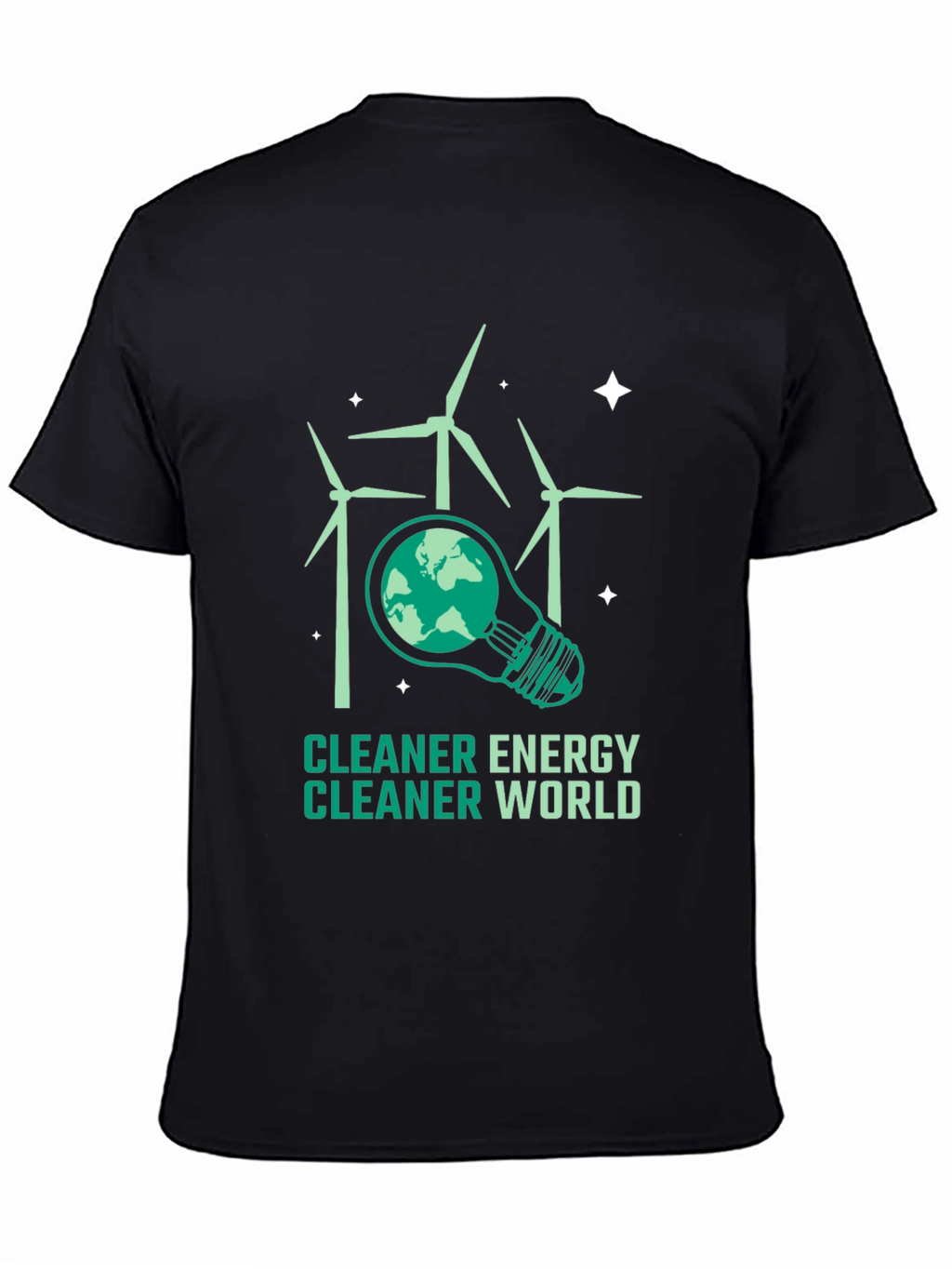 Eco-Friendly T-Shirt: Cleaner Energy Cleaner World