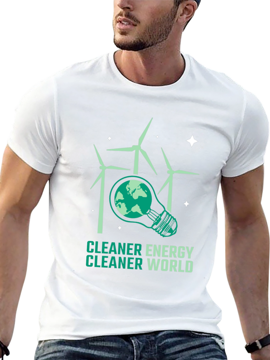 Eco-Friendly T-Shirt: Cleaner Energy Cleaner World